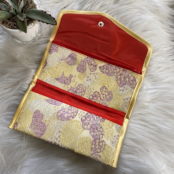 Satin wallet/ travel pouch - Picture 2 of 2